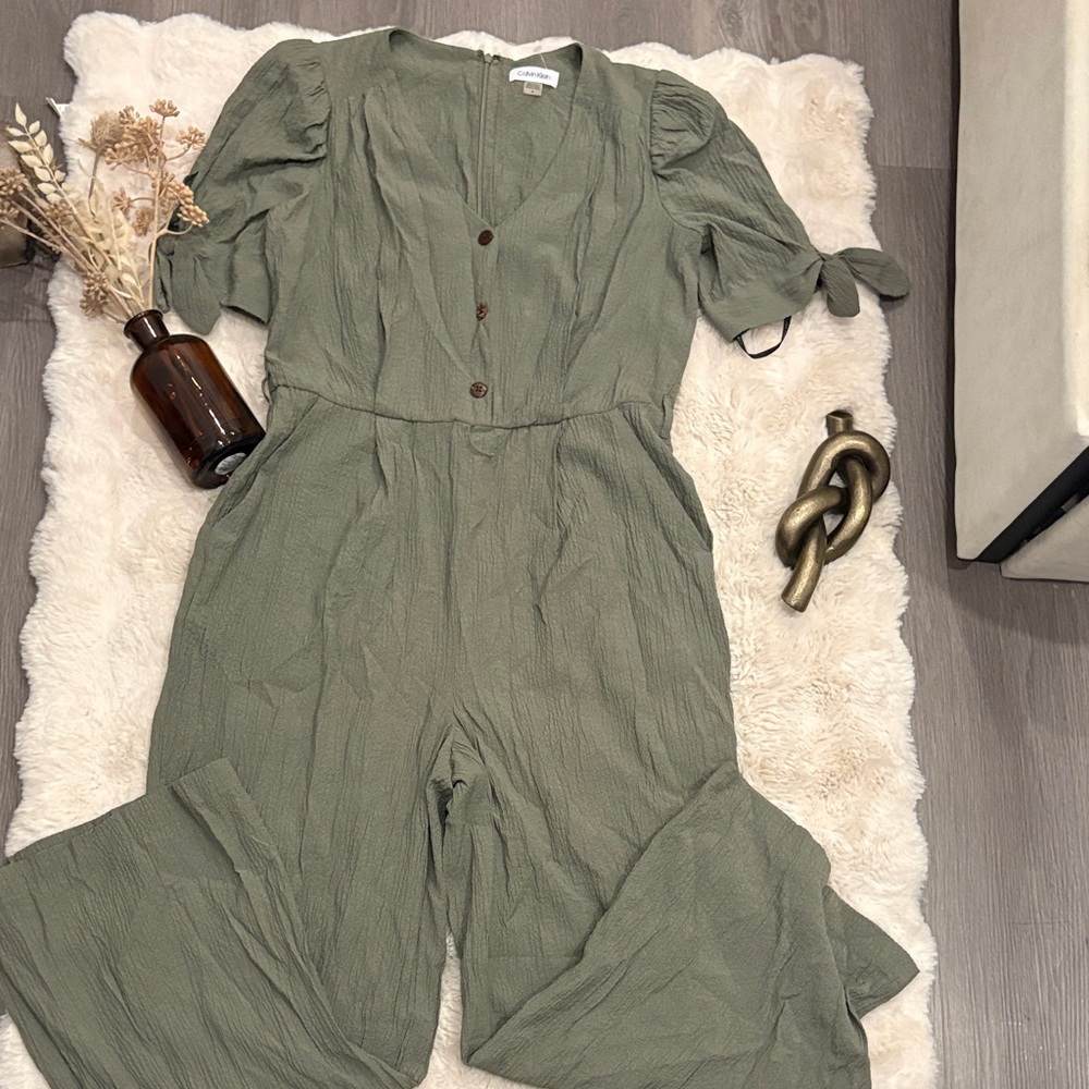 Calvin Klein Olive Green Women's Jumpsuit